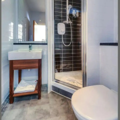 Отель Comfort Inn St Pancras - Kings Cross Великобритания, Лондон - отзывы, цены и фото номеров - забронировать отель Comfort Inn St Pancras - Kings Cross онлайн ванная