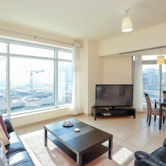 Отель Espace Holiday Homes - Burj View комната для гостей фото 4