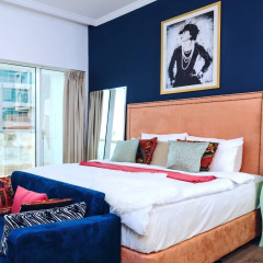 Апартаменты One Perfect Stay Studio Burj Al Nujoom комната для гостей фото 2