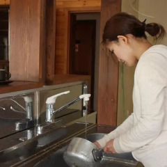 Отель Guest House Wind Inn Hakuba Хакуба сауна