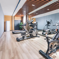 Отель Here Inn Hotel (Beijing Yizhuang) Китай, Пекин - отзывы, цены и фото номеров - забронировать отель Here Inn Hotel (Beijing Yizhuang) онлайн фитнесс-зал