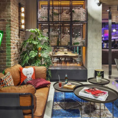 Отель Moxy Warsaw Praga интерьер отеля фото 3