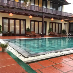 Отель Ha My Beachside Villa Hoian бассейн