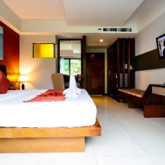 Отель Di Pantai Boutique Beach Resort сейф в номере