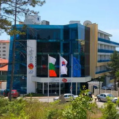 Sunset Hotel Sunny Beach Солнечный берег вид на фасад