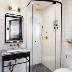 Отель The Hoxton Williamsburg США, Нью-Йорк - отзывы, цены и фото номеров - забронировать отель The Hoxton Williamsburg онлайн ванная фото 2