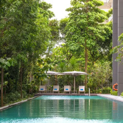 Отель Fraser Residence Orchard, Singapore Сингапур, Сингапур - отзывы, цены и фото номеров - забронировать отель Fraser Residence Orchard, Singapore онлайн бассейн