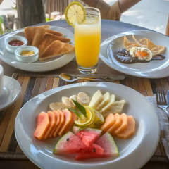 Отель Beachfront Hotel La Palapa - Adults Only Мексика, Остров Ольбокс - отзывы, цены и фото номеров - забронировать отель Beachfront Hotel La Palapa - Adults Only онлайн питание фото 3