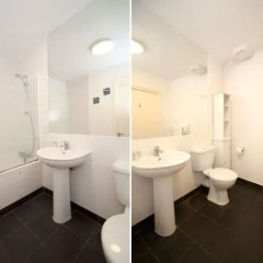 Отель Veeve Top Of The World White Lion Street 2 Bed Penthouse Islington Лондон ванная