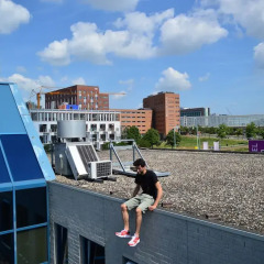 Amsterdam Teleport Hotel балкон