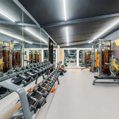 Отель Here Inn Hotel (Beijing Yizhuang) Китай, Пекин - отзывы, цены и фото номеров - забронировать отель Here Inn Hotel (Beijing Yizhuang) онлайн фитнесс-зал фото 3