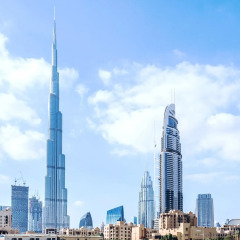 Апартаменты One Perfect Stay Studio Burj Al Nujoom пляж