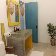 Отель An Bang Sunrise Beach Bungalow ванная