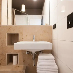 Отель Room For Rent Германия, Унтерхахинг - отзывы, цены и фото номеров - забронировать отель Room For Rent онлайн ванная фото 2