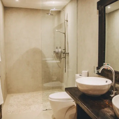 Отель Hibiscus Garden Inn Филиппины, Пуэрто-Принцеса - отзывы, цены и фото номеров - забронировать отель Hibiscus Garden Inn онлайн ванная фото 2