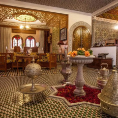 Отель Riad Dar Alhambra Марокко, Марракеш - отзывы, цены и фото номеров - забронировать отель Riad Dar Alhambra онлайн интерьер отеля фото 2