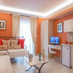 Отель Oasis Beach Hotel Греция, Агистри - отзывы, цены и фото номеров - забронировать отель Oasis Beach Hotel онлайн комната для гостей фото 4