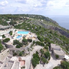 Отель Scogliera del Gabbiano Гальяно дель Капо пляж фото 2