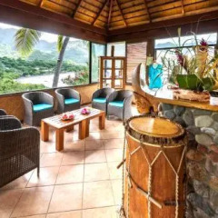 Отель Nuku Hiva Keikahanui Pearl Lodge гостиничный бар