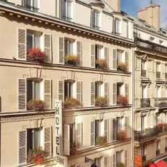Hotel Du Levant Париж вид на фасад