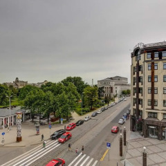Отель Liberty Mansard Латвия, Рига - отзывы, цены и фото номеров - забронировать отель Liberty Mansard онлайн балкон
