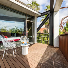 Отель Villa Borobil Heated Pool and Garden Испания, Сан-Себастьян - отзывы, цены и фото номеров - забронировать отель Villa Borobil Heated Pool and Garden онлайн балкон