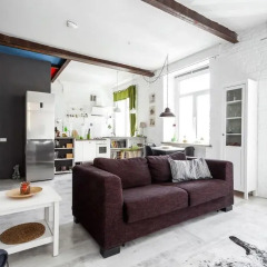 Гостиница Spacious Loft na Sovetskoy комната для гостей фото 2