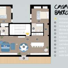 Отель Casa da Barroca: spacious A-location designer loft интерьер отеля