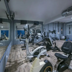 Отель Stalis Blue Sea Front Deluxe Rooms фитнесс-зал фото 2