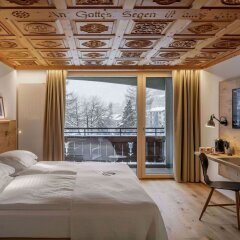 Отель Swiss Alpine Hotel Allalin Швейцария, Церматт - отзывы, цены и фото номеров - забронировать отель Swiss Alpine Hotel Allalin онлайн комната для гостей фото 3