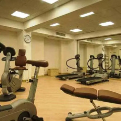 Отель Hilton Garden Inn Rome Airport Италия, Фьюмичино - 2 отзыва об отеле, цены и фото номеров - забронировать отель Hilton Garden Inn Rome Airport онлайн фитнесс-зал фото 2