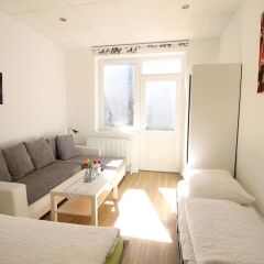 Отель Central Apartment Reeperbahn Германия, Гамбург - отзывы, цены и фото номеров - забронировать отель Central Apartment Reeperbahn онлайн комната для гостей фото 2