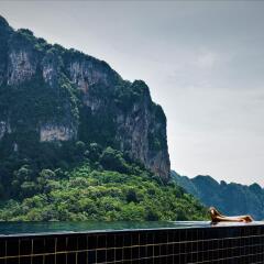 Отель Aonang Cliff Beach Resort пляж фото 2