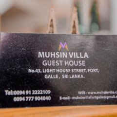 Отель Muhsin Villa Шри-Ланка, Галле - отзывы, цены и фото номеров - забронировать отель Muhsin Villa онлайн удобства в номере фото 2
