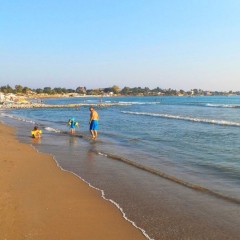 Side Altinkum Bungalow Hotel Сиде пляж
