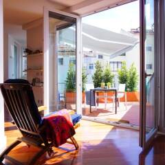 Отель Gulbenkian Terrace Bright Luxury Apt балкон