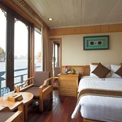 Отель Pelican Halong Cruise Вьетнам, Халонг - отзывы, цены и фото номеров - забронировать отель Pelican Halong Cruise онлайн комната для гостей фото 4