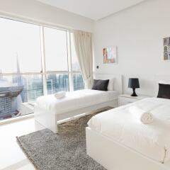 Отель Stunning 4 BDR Penthouse in Dubai Marina комната для гостей фото 3