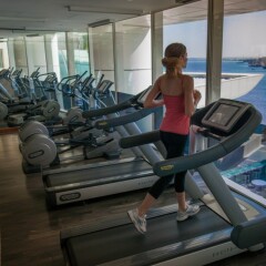 Отель InterContinental Dubai Festival City фитнесс-зал фото 4