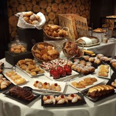 Отель Alpes Hôtel du Pralong питание