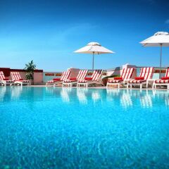 Отель J5 Hotels - Port Saeed ОАЭ, Дубай - 1 отзыв об отеле, цены и фото номеров - забронировать отель J5 Hotels - Port Saeed онлайн бассейн фото 2
