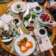 Отель The Plaza Hotel США, Нью-Йорк - отзывы, цены и фото номеров - забронировать отель The Plaza Hotel онлайн питание фото 2