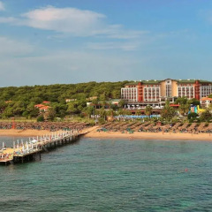Voyage Sorgun Турция, Сиде - 2 отзыва об отеле, цены и фото номеров - забронировать отель Voyage Sorgun онлайн пляж фото 2