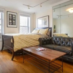 Отель NY090 0 Bedroom Studio By Senstay США, Нью-Йорк - отзывы, цены и фото номеров - забронировать отель NY090 0 Bedroom Studio By Senstay онлайн комната для гостей фото 2