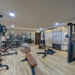 Отель Omega Hotel ОАЭ, Дубай - отзывы, цены и фото номеров - забронировать отель Omega Hotel онлайн фитнесс-зал фото 3