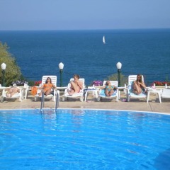 Отель Ahilea Hotel-All Inclusive Болгария, Балчик - отзывы, цены и фото номеров - забронировать отель Ahilea Hotel-All Inclusive онлайн бассейн фото 3
