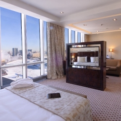 Гостиница Crowne Plaza Moscow World Trade Centre комната для гостей фото 5
