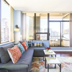 Отель Best Location Yaletown Luxury Suites Канада, Ванкувер - отзывы, цены и фото номеров - забронировать отель Best Location Yaletown Luxury Suites онлайн комната для гостей фото 3