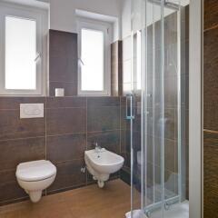 Отель Apartamenty Zielony przy MTP Польша, Познань - отзывы, цены и фото номеров - забронировать отель Apartamenty Zielony przy MTP онлайн ванная
