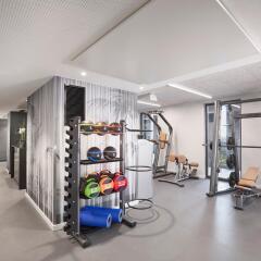 Hyperion Hotel München Мюнхен фитнесс-зал фото 3